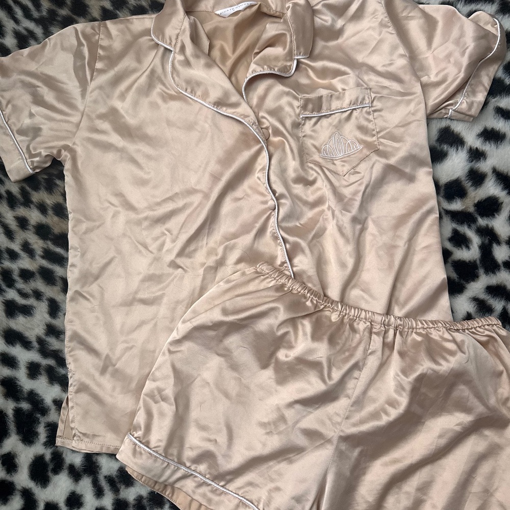 Satin pajama set
